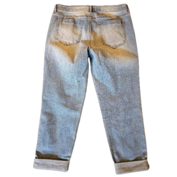 Jessica Simpson Nika Best Friend Bejeweled Light Wash Ankle Jeans Size 29 - Picture 11 of 16